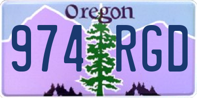 OR license plate 974RGD