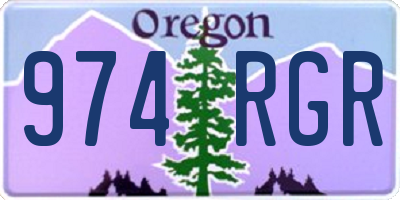OR license plate 974RGR