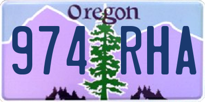 OR license plate 974RHA