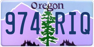 OR license plate 974RIQ