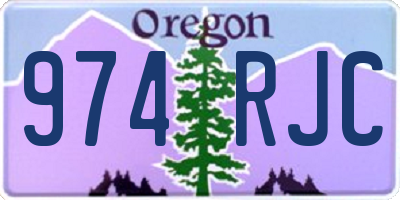 OR license plate 974RJC