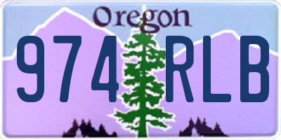 OR license plate 974RLB