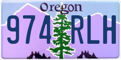 OR license plate 974RLH