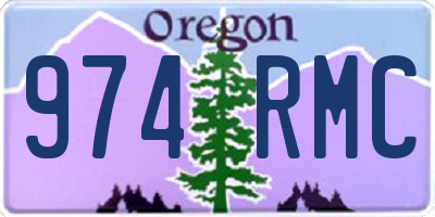 OR license plate 974RMC