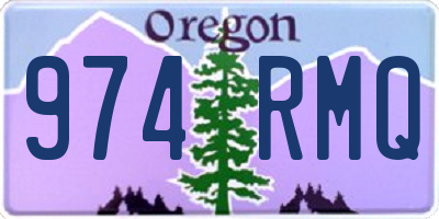 OR license plate 974RMQ
