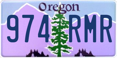OR license plate 974RMR