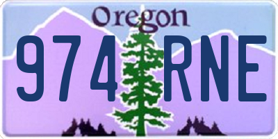 OR license plate 974RNE