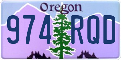 OR license plate 974RQD