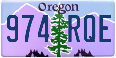 OR license plate 974RQE
