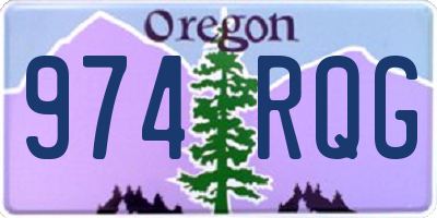 OR license plate 974RQG