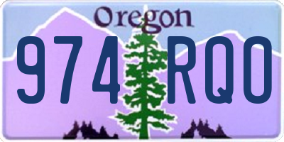 OR license plate 974RQO