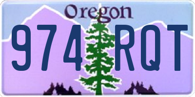OR license plate 974RQT