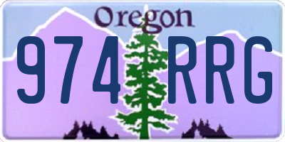 OR license plate 974RRG