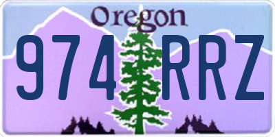 OR license plate 974RRZ