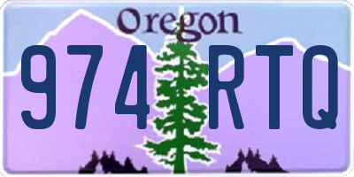 OR license plate 974RTQ