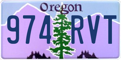 OR license plate 974RVT