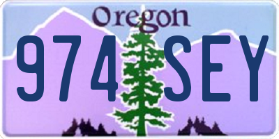 OR license plate 974SEY