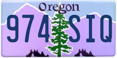 OR license plate 974SIQ