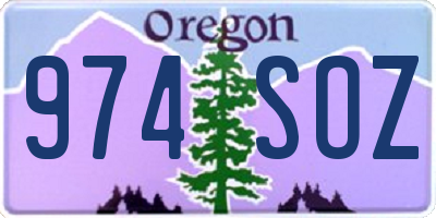 OR license plate 974SOZ