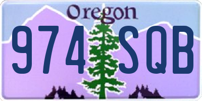 OR license plate 974SQB