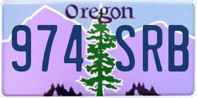 OR license plate 974SRB