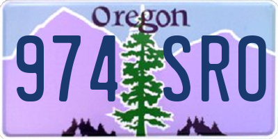 OR license plate 974SRO