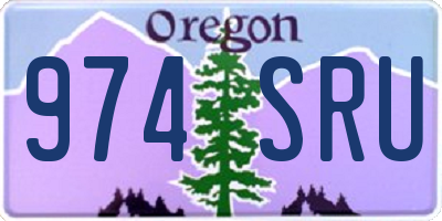 OR license plate 974SRU