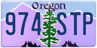 OR license plate 974STP