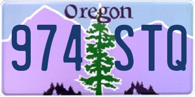 OR license plate 974STQ