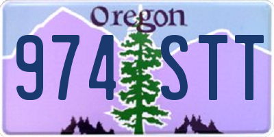 OR license plate 974STT