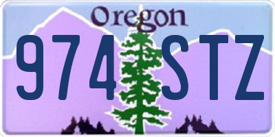 OR license plate 974STZ