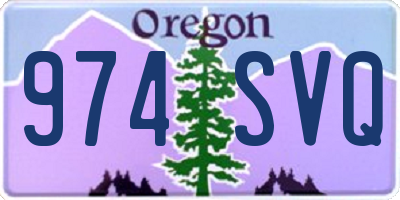 OR license plate 974SVQ