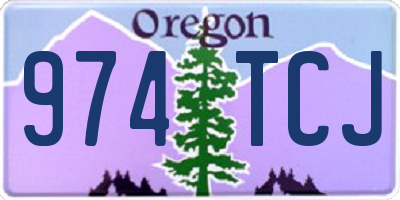 OR license plate 974TCJ