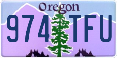 OR license plate 974TFU