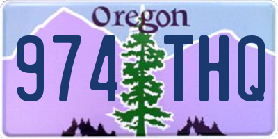 OR license plate 974THQ