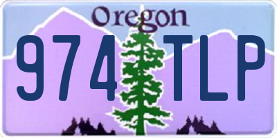 OR license plate 974TLP