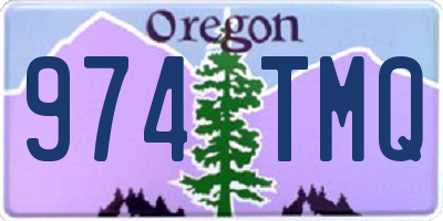OR license plate 974TMQ