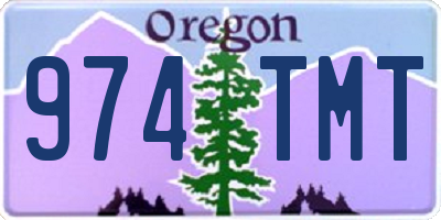 OR license plate 974TMT