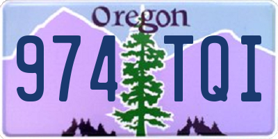 OR license plate 974TQI