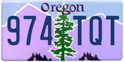 OR license plate 974TQT