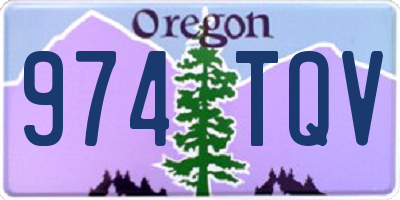 OR license plate 974TQV
