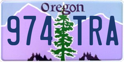 OR license plate 974TRA