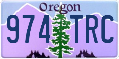 OR license plate 974TRC