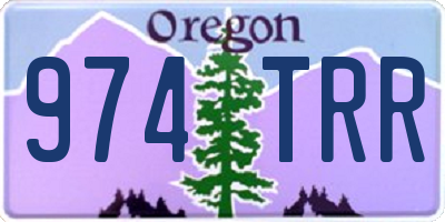 OR license plate 974TRR