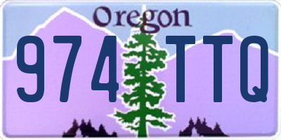 OR license plate 974TTQ