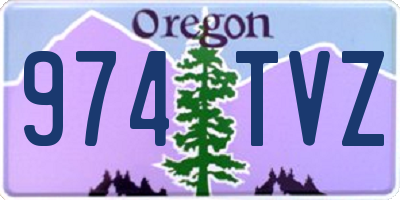 OR license plate 974TVZ