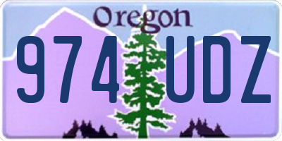 OR license plate 974UDZ