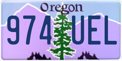 OR license plate 974UEL