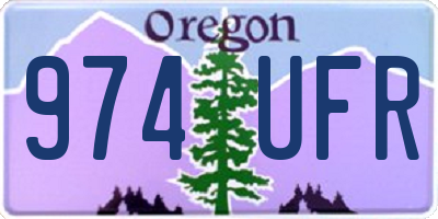 OR license plate 974UFR