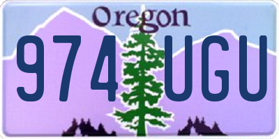 OR license plate 974UGU
